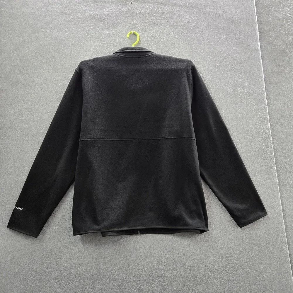 The North Face Men Jacket‎ XXL Black Alpine 100 Embroidered Fleece Logo